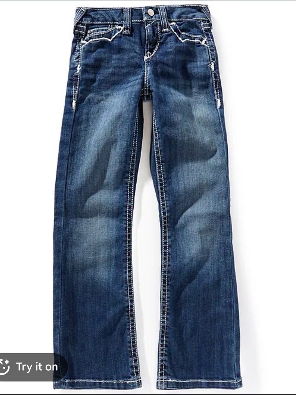 Ariat size 12 Big Girls Real Boot Cut Super Comfortable Stretch Denim Jeans